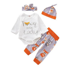 Clothing Set Newborn Long Sleeve+Pant For 3M-24M D35