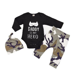 Full Outfits Camo Baby Clothing set