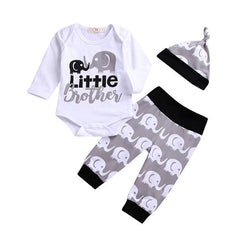 Moustache Print Cute Newborn Clothing Set