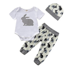 Moustache Print Cute Newborn Clothing Set