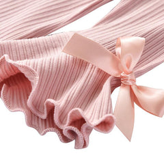 Girl Clothes Soft Color Long-sleeved