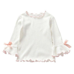 Girl Clothes Soft Color Long-sleeved