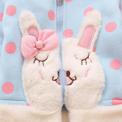 Lovely Rabbit Ear Coat