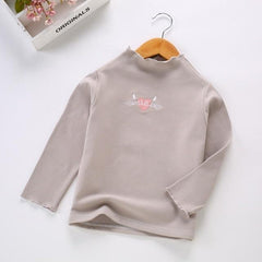 Baby Girls Long-sleeved High-necked clothing