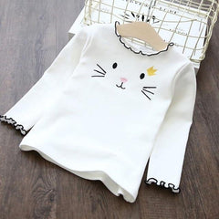 Cute Cotton Kids T Shirt Long Sleeve