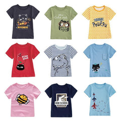 Cartoon Pattern T-Shirts For Kids