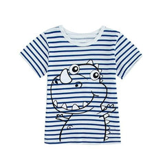 Cartoon Pattern T-Shirts For Kids