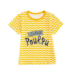 Cartoon Pattern T-Shirts For Kids