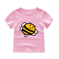 Cartoon Pattern T-Shirts For Kids