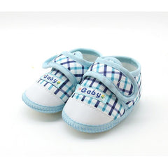 Cotton Plaid First Walkers