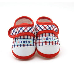 Cotton Plaid First Walkers
