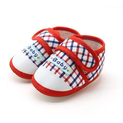 Cotton Plaid First Walkers