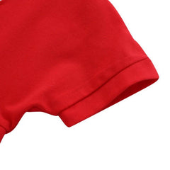 Short Sleeve Love Pattern Dress