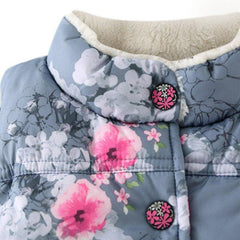 Floral Printed Winter Coat