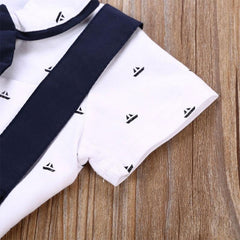 Tie Shirts+Overalls Baby Boy Clothing