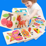 Wooden Puzzle Cute Cartoon Animal