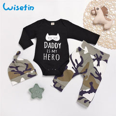 Full Outfits Camo Baby Clothing set