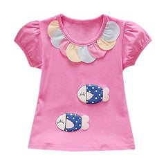 Summer Toddler Girl Short Sleeve