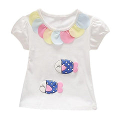 Summer Toddler Girl Short Sleeve