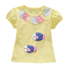Summer Toddler Girl Short Sleeve