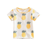 Short Sleeve Shirt Pineapple Pattern