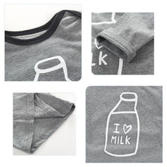 I Love Milk Clothing Set