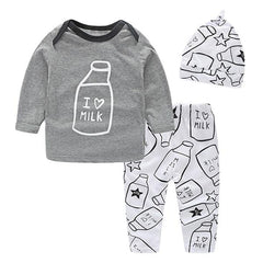 I Love Milk Clothing Set