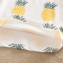 Short Sleeve Shirt Pineapple Pattern