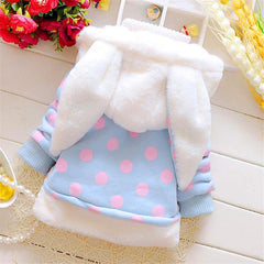 Lovely Rabbit Ear Coat