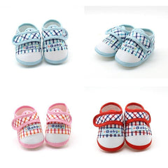 Cotton Plaid First Walkers