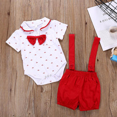 Tie Shirts+Overalls Baby Boy Clothing