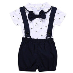 Tie Shirts+Overalls Baby Boy Clothing