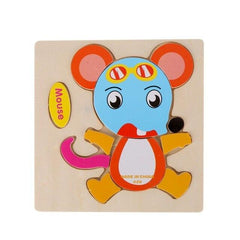 Wooden Puzzle Cute Cartoon Animal