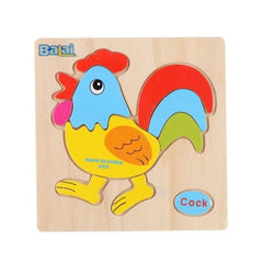 Wooden Puzzle Cute Cartoon Animal