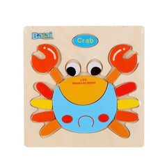 Wooden Puzzle Cute Cartoon Animal