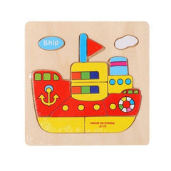 Wooden Puzzle Cute Cartoon Animal