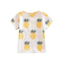 Short Sleeve Shirt Pineapple Pattern