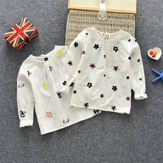 Spring Floral Cotton blouse
